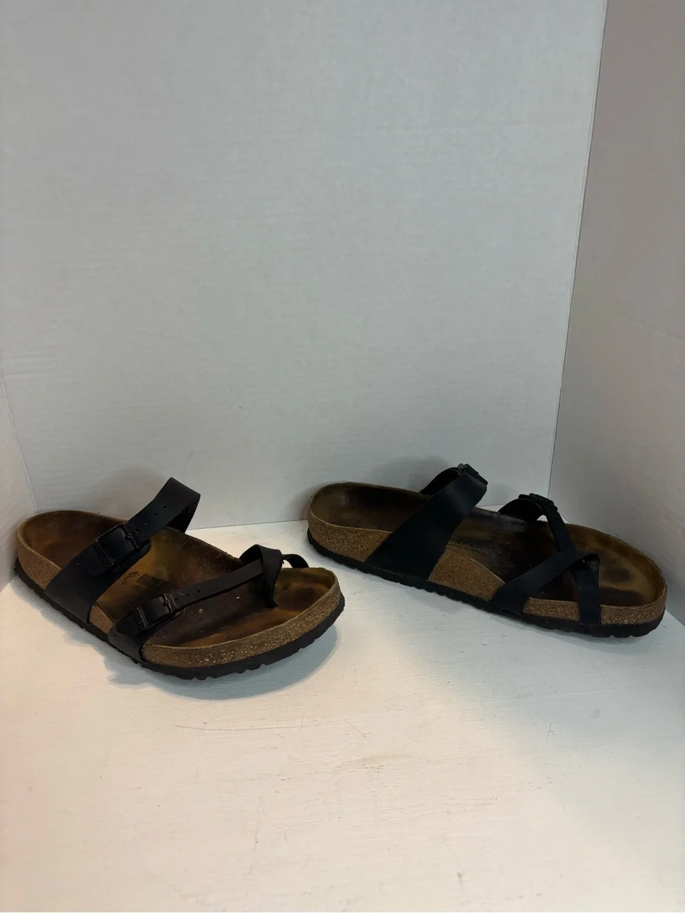 Birkenstock Mayari Black Birko-Flor Toe Loop Sandals size men’s EUR43/US10